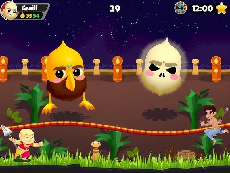 Hoppin Ginger Titan Game Screenshot